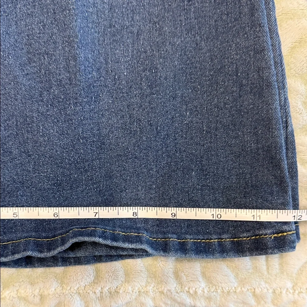 2 x Pair of High Rise Boot Cut Blue Denim Women's‎ Jeans 32 Inch waist, Flared